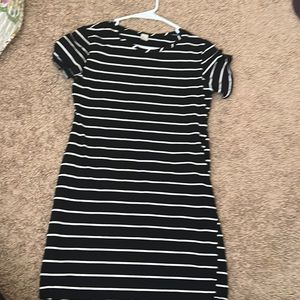Striped t shirt dress